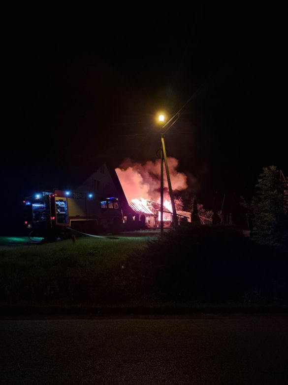 Gmina Rzepiennik Strzyżewski. Pożar budynku gospodarczego w Turzy