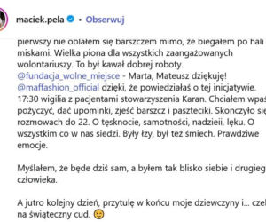 Kaczorowska i Rogacewicz zakochani, a Pela? Do ostatniej chwili myślał, że spędzi święta samotnie