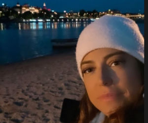 M jak miłość. Magda (Anna Mucha) na planie