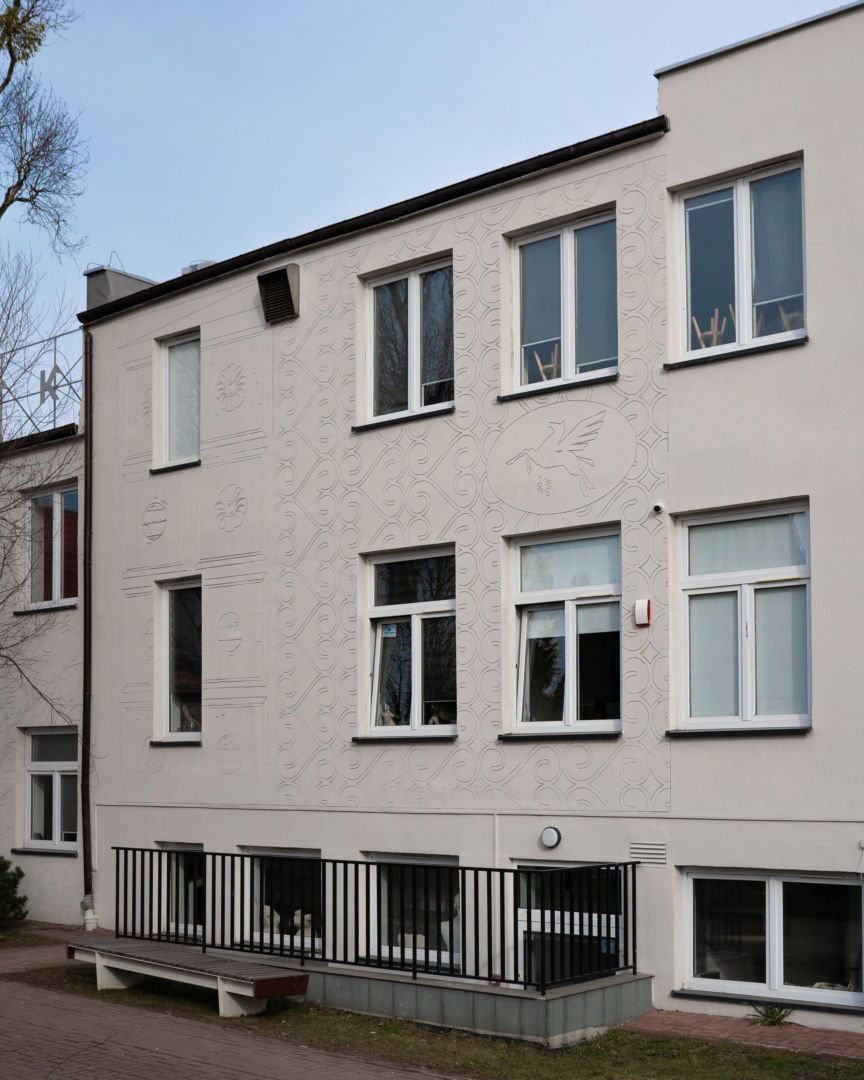 Słupsk - Fasada Liceum Sztuk Plastycznych