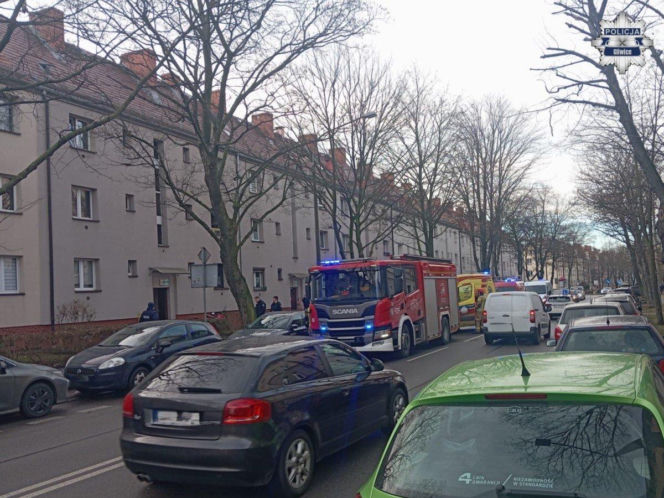 Tragiczny pożar w Gliwicach. Nie żyje mężczyzna