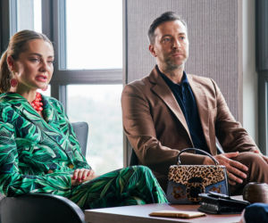 BrzydUla 2, odcinek 70, Violetta (Małgorzata Socha), Marek (Filip Bobek)