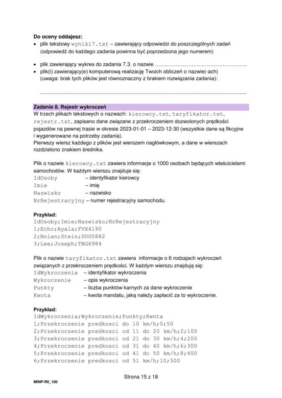 Matura 2024. INFORMATYKA poziom rozszerzony ARKUSZ CKE nowa formuła 2023