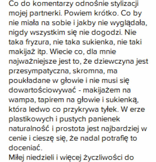 Rafał Jonkisz studniówka