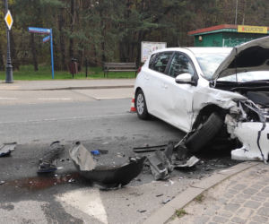 Robert Chojnacki miał wypadek samochodowy 