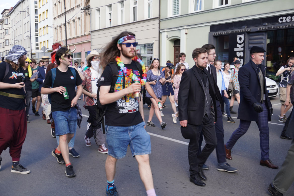 Igry 2024. Barwny korowód studentów przeszedł ulicami Gliwic
