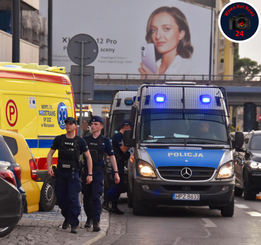 Dwóch mężczyzn weszło na hotel Marriott w Warszawie. Zrobili to bez zabezpieczeń