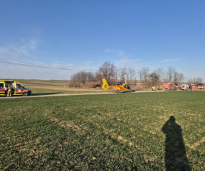 Dachowanie fiata w Słupowie