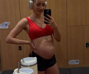 Ciężarna Pamela z FitLovers w Halo, tu Polsat. Gdzie jest ciążowy brzuszek? 