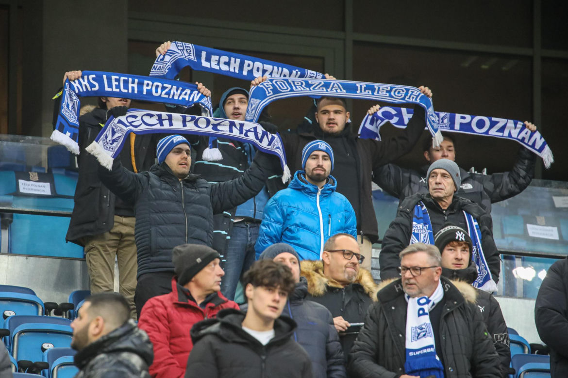  Tak bawili się kibice na meczu Lech Poznań - Piast Gliwice
