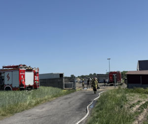 Gigantyczny pożar opon w Wielkopolsce. Czarny dym widać z wielu kilometrów!