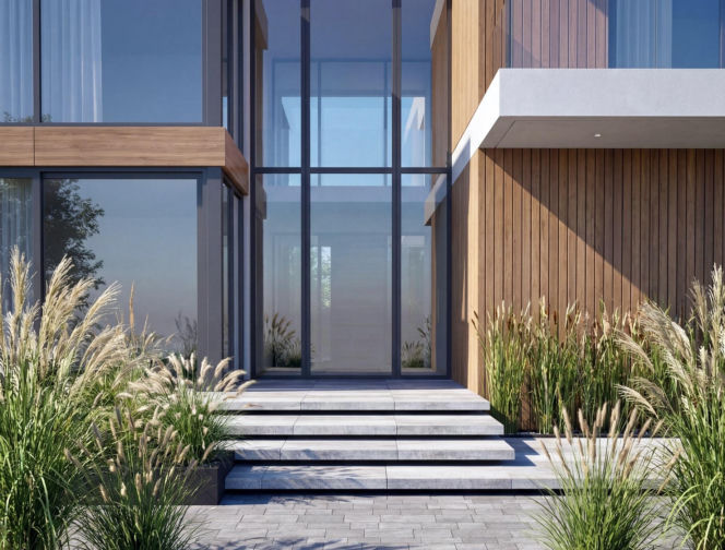 Płyty chodnikowe, palisady i stopnie schodowe, które sprawdzą się w strefie wejściowej