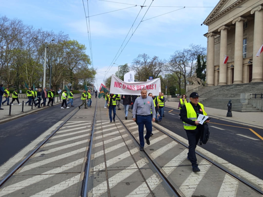 Protest rolników w Poznaniu. 14.04