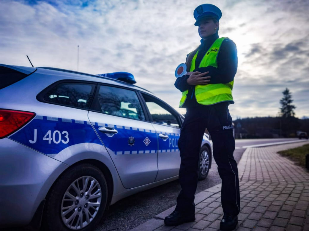 Policjantki na granicy polsko-białoruskiej