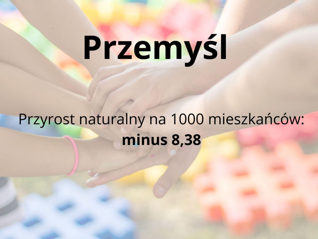 Gminy na Podkarpaciu o najniższym przyroście naturalnym 