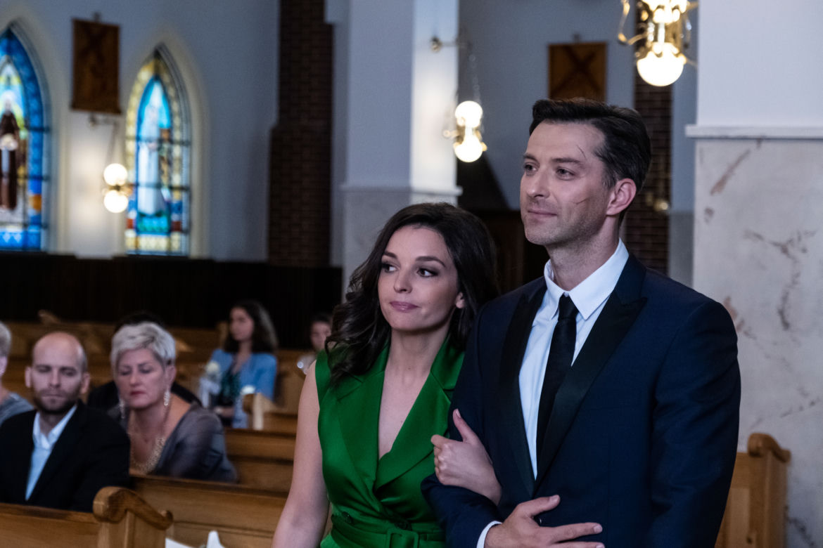 W rytmie serca 5 sezon, odcinek 53. Weronika (Maria Dębska), Piotr (Filip Bobek)