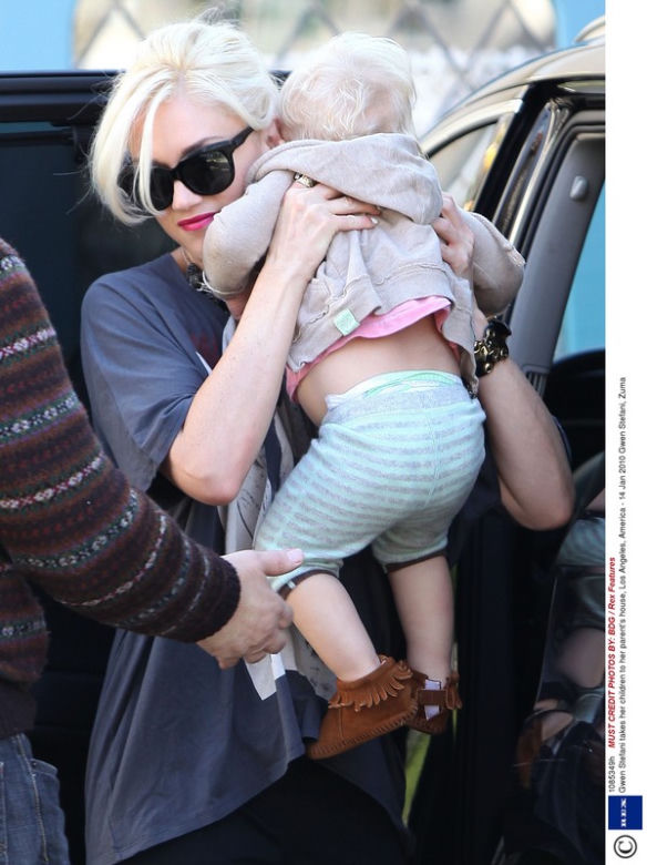 Gwen Stefani z rodziną