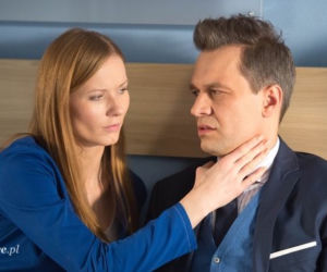 Na dobre i na złe odc. 585. Andrzej Falkowicz (Michał Żebrowski),Wiktoria Consalida (Katarzyna Dąbrowska)