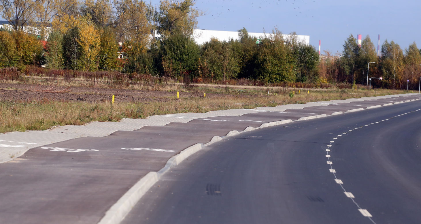 Droga rowerowa przy trasie S7
