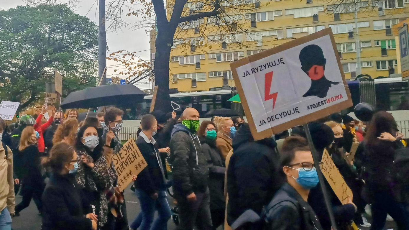 Protest kobiet w Szczecinie - 28.10.2020
