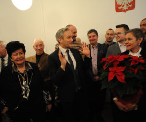 Otwarcie biura poselskiego Roberta Biedronia, Joanny Senyszyn i Marka Rutki w Słupsku