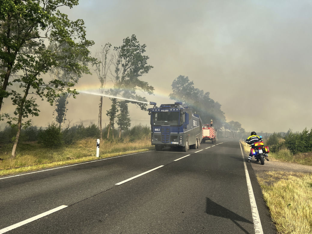 Pożary w Niemczech