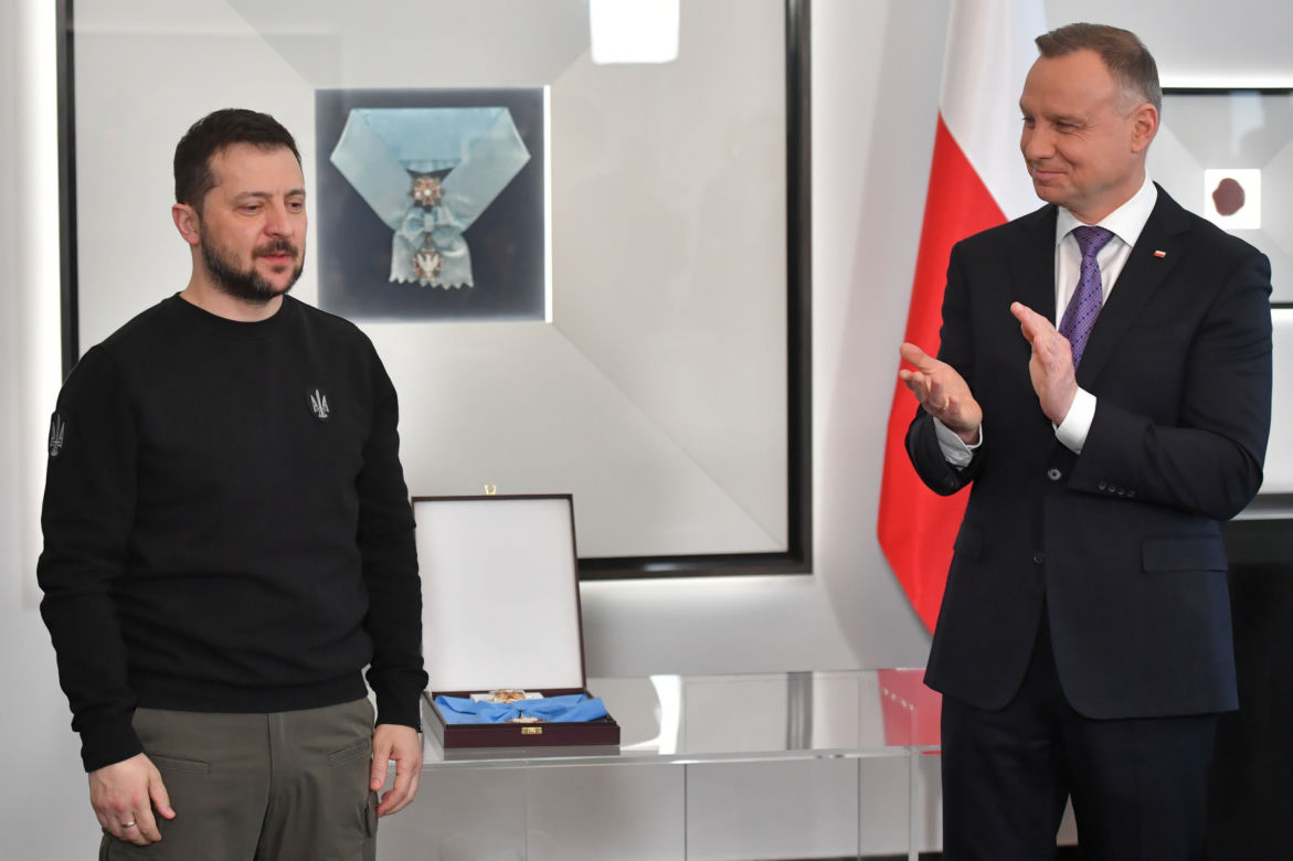 Wołodymyr Zełenski w Polsce
