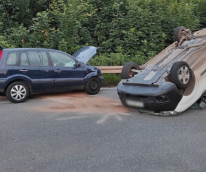 Groźny wypadek w Rybnicy Leśnej na Dolnym Śląsku
