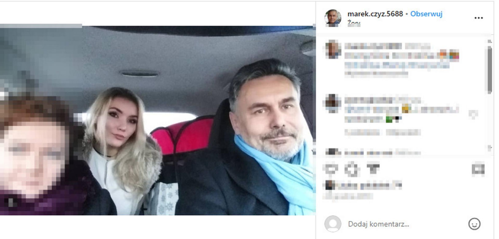 Marek Czyż z córką