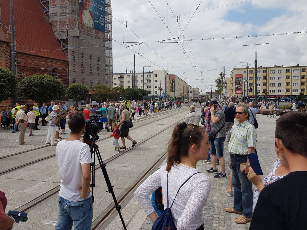 Tramwaje wróciły do Gorzowa. Było tłoczno. Czasami nawet za bardzo. 