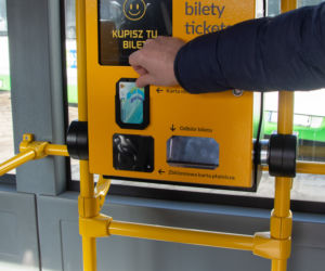 Biletomaty w autobusach BKM