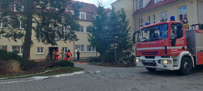 Próbna ewakuacja w zamojskim "rolniczaku"