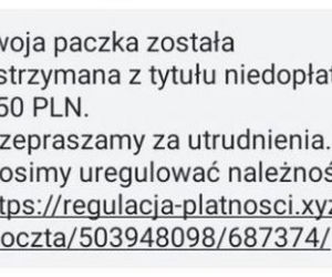 Oszuści wysyłają SMS-y