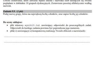 Matura 2020: Informatyka. Poziom PODSTAWOWY. ARKUSZ CKE