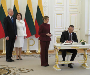 Prezydent RP Karol Nawrocki w Wilnie