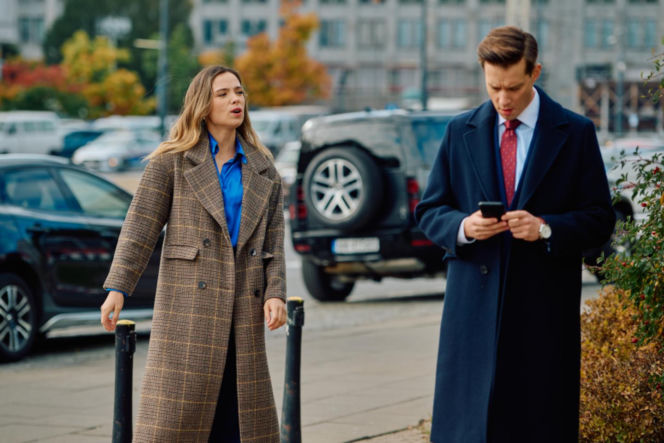 Na Wspólnej odc. 4142. Darek Żbik (Michał Mikołajczak), Kalina (Katarzyna Gałązka)