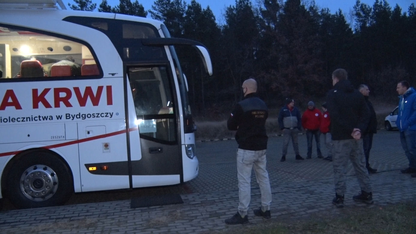 Oddaj krew, dostaniesz choinkę! Krwiobus na trasie Kujaw i Pomorza