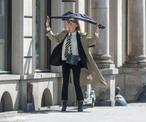 Magdalena Cielecka walczy z wiatrem