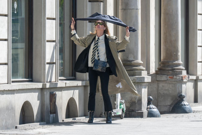 Magdalena Cielecka walczy z wiatrem