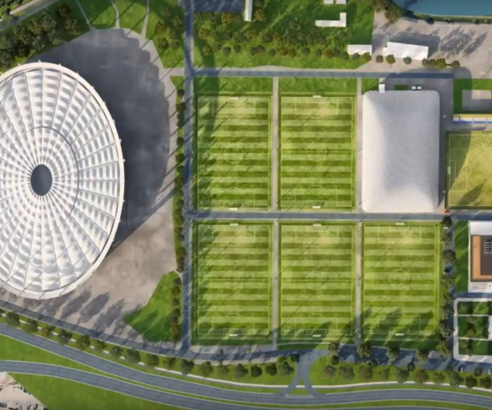 Wizualizacja Akademii Futbolu Motoru Lublin