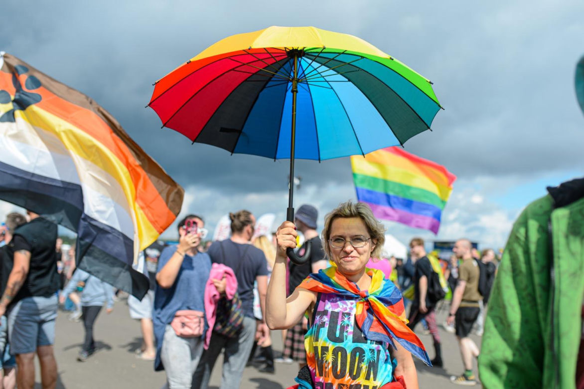 Marsz Równości na Pol’and’Rock Festival 2023