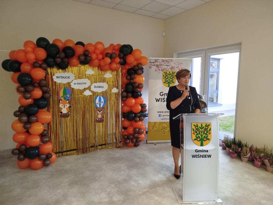 Otwarcie pierwszego publicznego Żłobka Gminnego w Wiśniewie. Z placówki korzysta ok. 30 dzieci