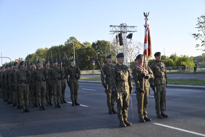 Próba generalna defilady wojskowej w Warszawie