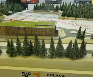 Makieta Dolnośląskiego Centrum Sportu, które powstanie w Jakuszycach
