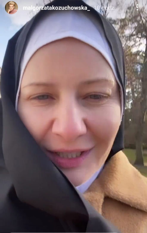 Małgorzata Kożuchowska została zakonnicą