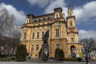 Ratusz w Nowym Sączu po renowacji