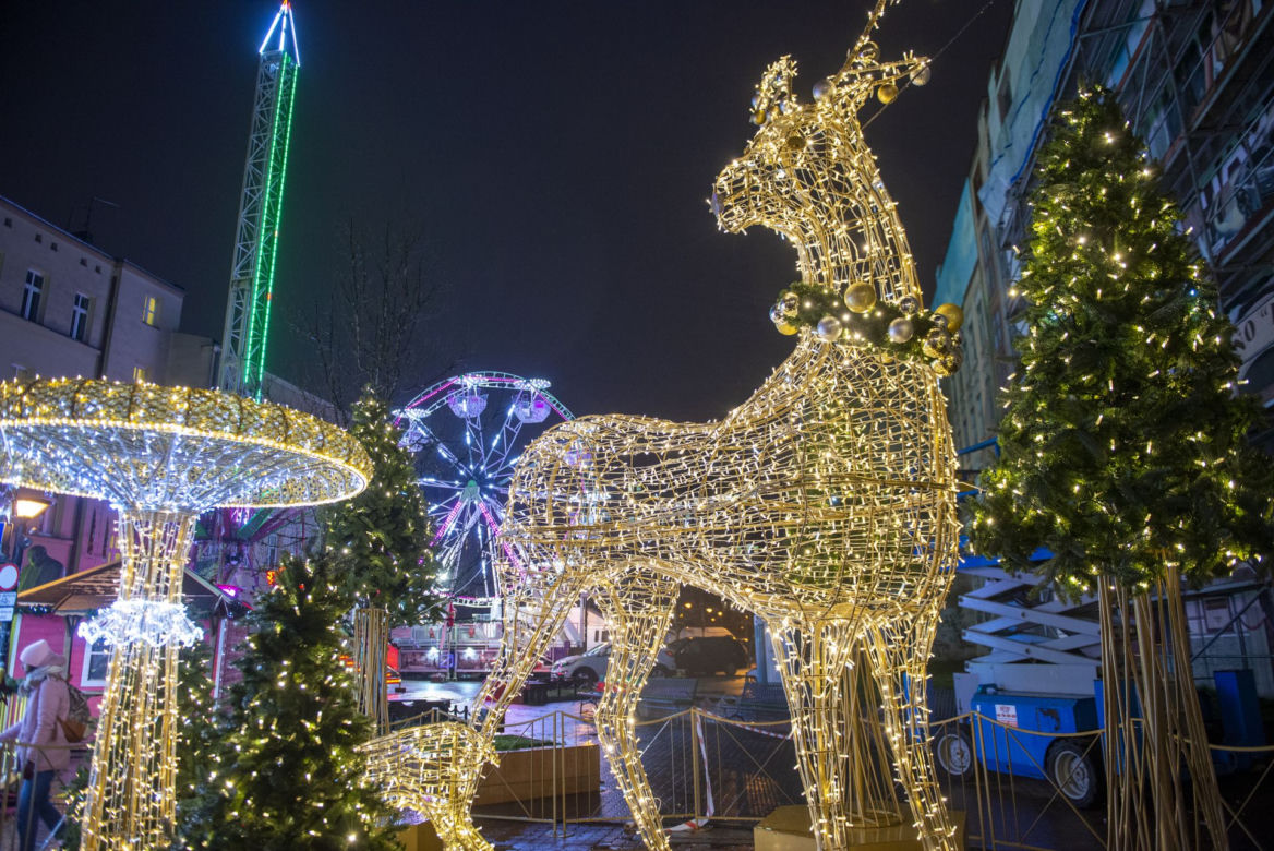 Świąteczne iluminacje robią w Łodzi klimat, Piotrkowska