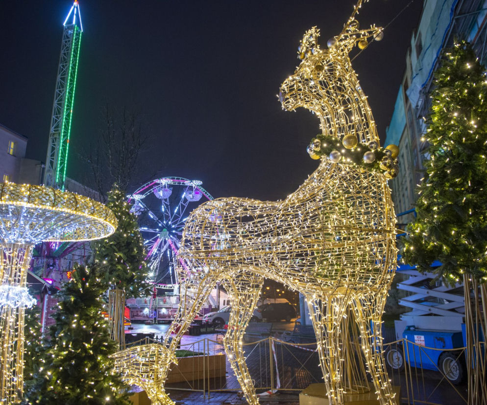 Świąteczne iluminacje robią w Łodzi klimat, Piotrkowska