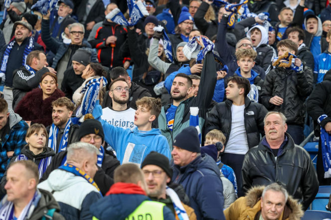 Lech Poznań - Raków Częstochowa: Zdjęcia kibiców z meczu 23. kolejki PKO BP Ekstraklasy
