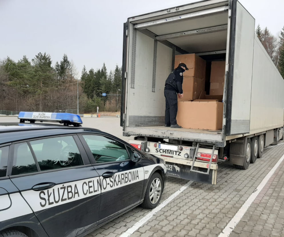Zatrzymanie 11 ton suszu tytoniowego 